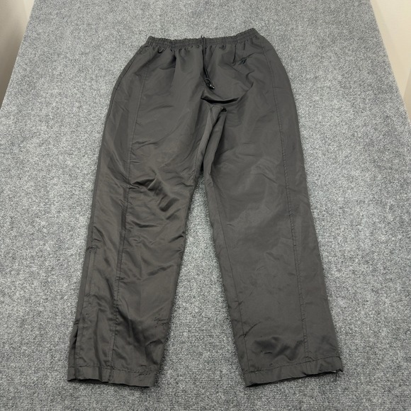 Reebok Other - Vintage Reebok Track Pants Mens L Black Polyester Ankle Zip Athletic Sporty